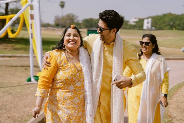 adivi seshu sister mehendi ceremony_teluguvox 2